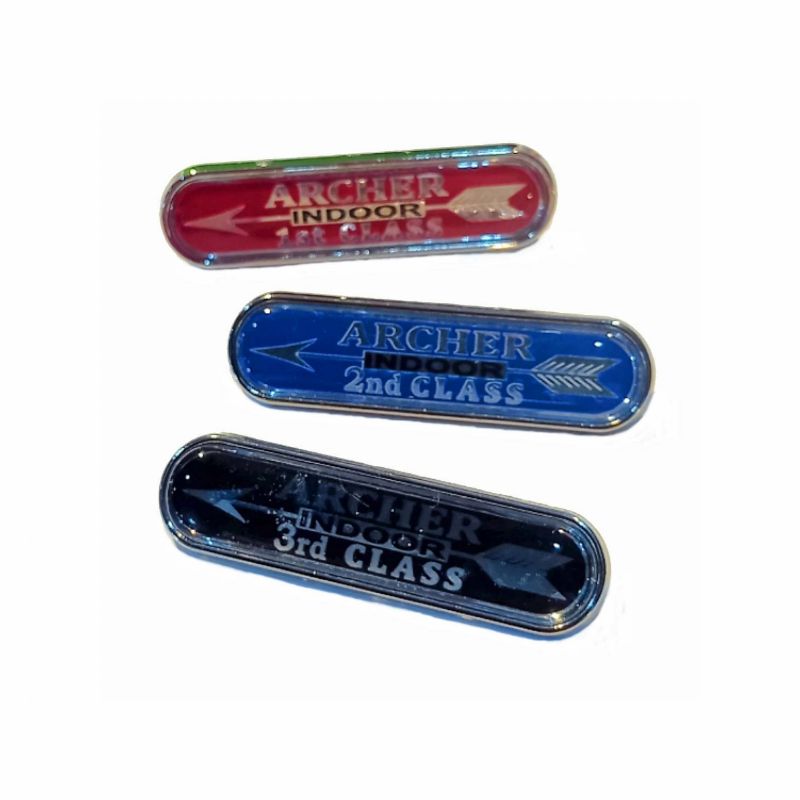 Archer Indoor Class premium bar badge